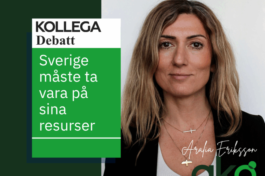 AKG Sveriges VD Aralia har skrivit en debattartikel för Kollega.